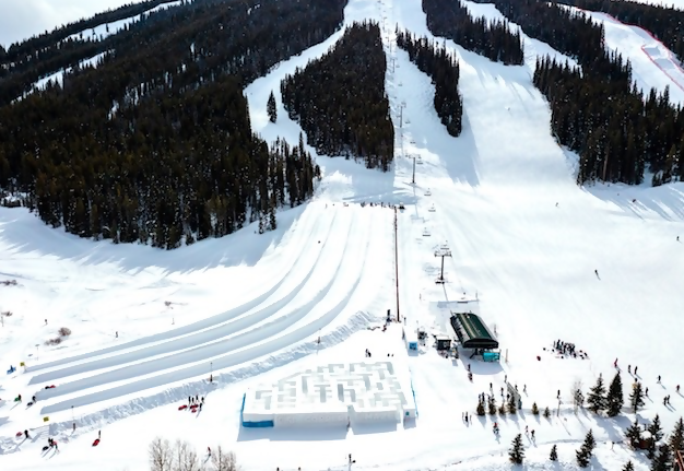 This Alpine Resort Has the World's Highest Snow Maze