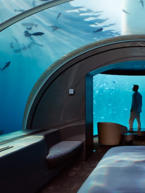 Think Overwater Villas are the Height of Exotic Luxury Travel? Try This UNDERwater Villa