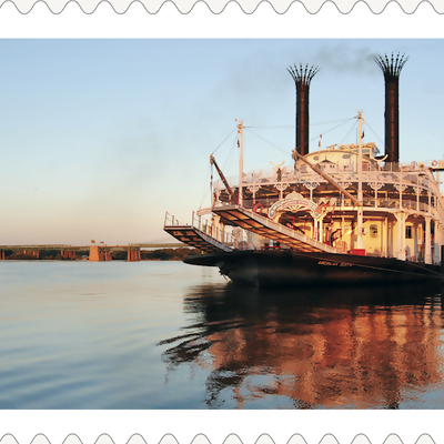 New USPS Stamp Collection Salutes Mississippi River Cruising
